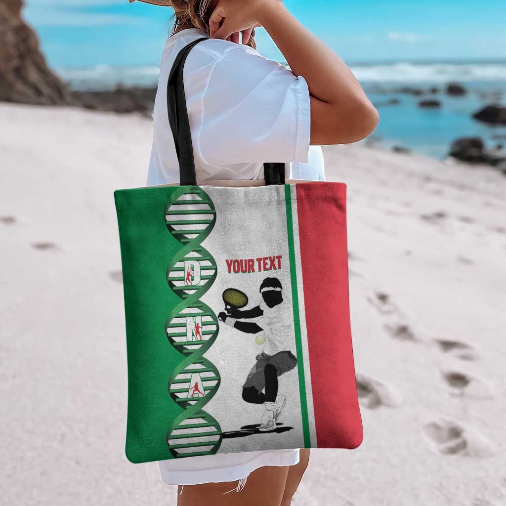 Personalised Italy Tennis Tote Bag Its In My DNA - Wonder Print Shop