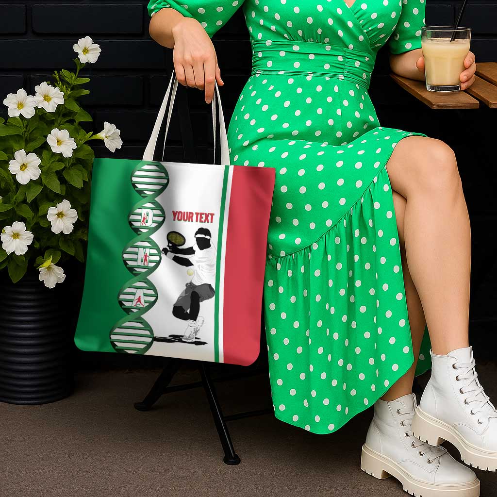 Personalised Italy Tennis Tote Bag Its In My DNA - Wonder Print Shop