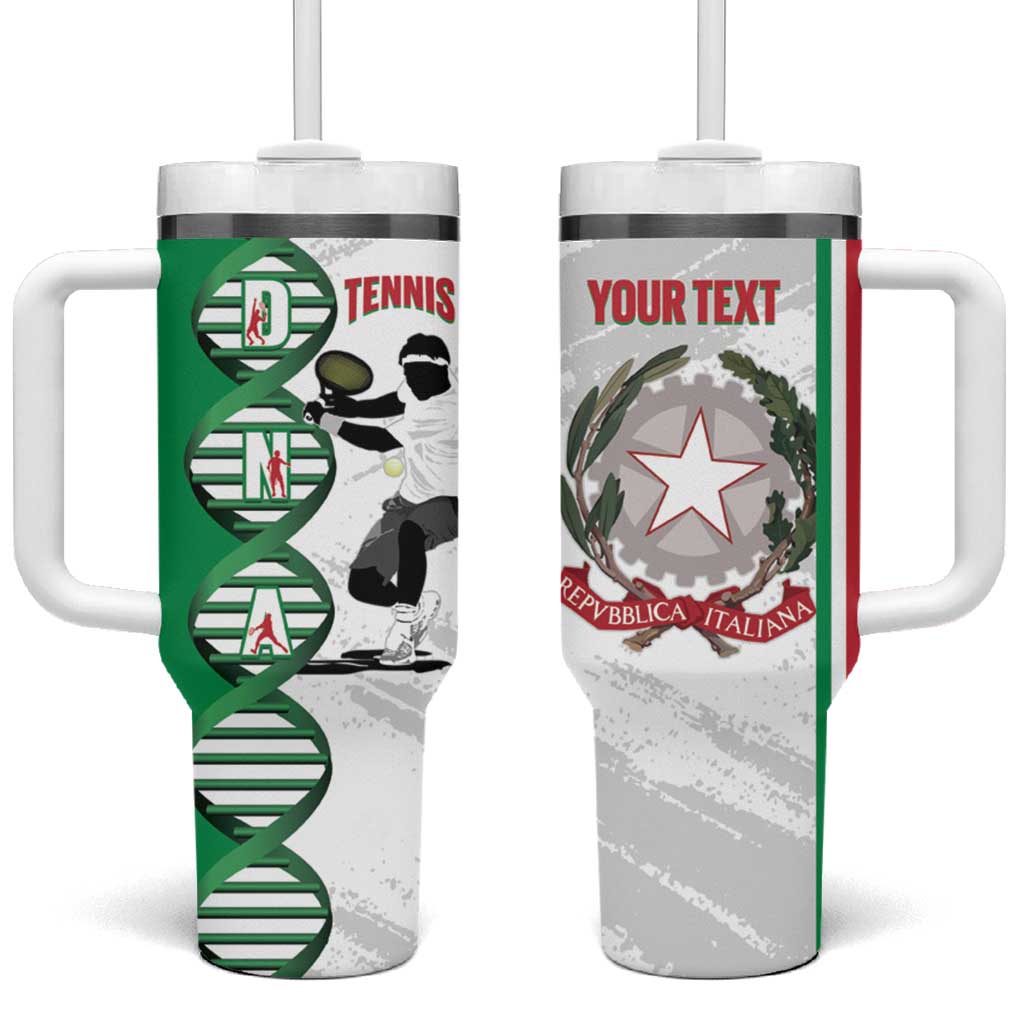 Personalised Italy Tennis Tumbler With Handle Its In My DNA - Wonder Print Shop