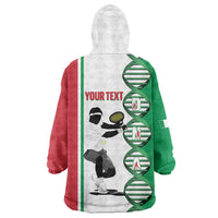 Personalised Italy Tennis Wearable Blanket Hoodie Its In My DNA - Wonder Print Shop