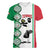 Personalised Italy Tennis Women V-Neck T-Shirt Its In My DNA - Wonder Print Shop