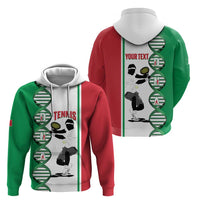 Personalised Italy Tennis Zip Hoodie Its In My DNA - Wonder Print Shop