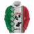Personalised Italy Tennis Zip Hoodie Its In My DNA - Wonder Print Shop