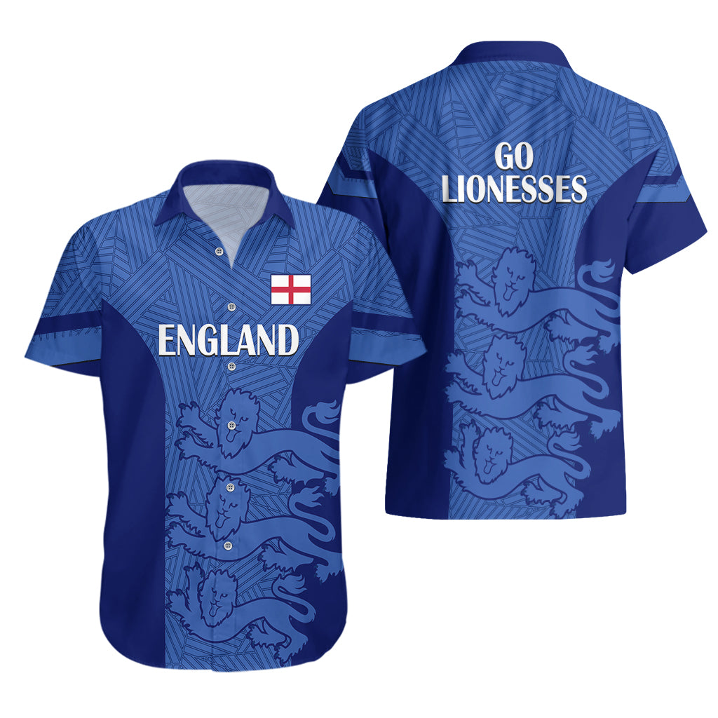 England Football Hawaiian Shirt Go Lionesses 2023 World Cup - Wonder Print Shop