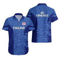 England Football Hawaiian Shirt Go Lionesses 2023 World Cup - Wonder Print Shop