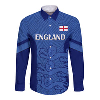 England Football Long Sleeve Button Shirt Go Lionesses 2023 World Cup - Wonder Print Shop
