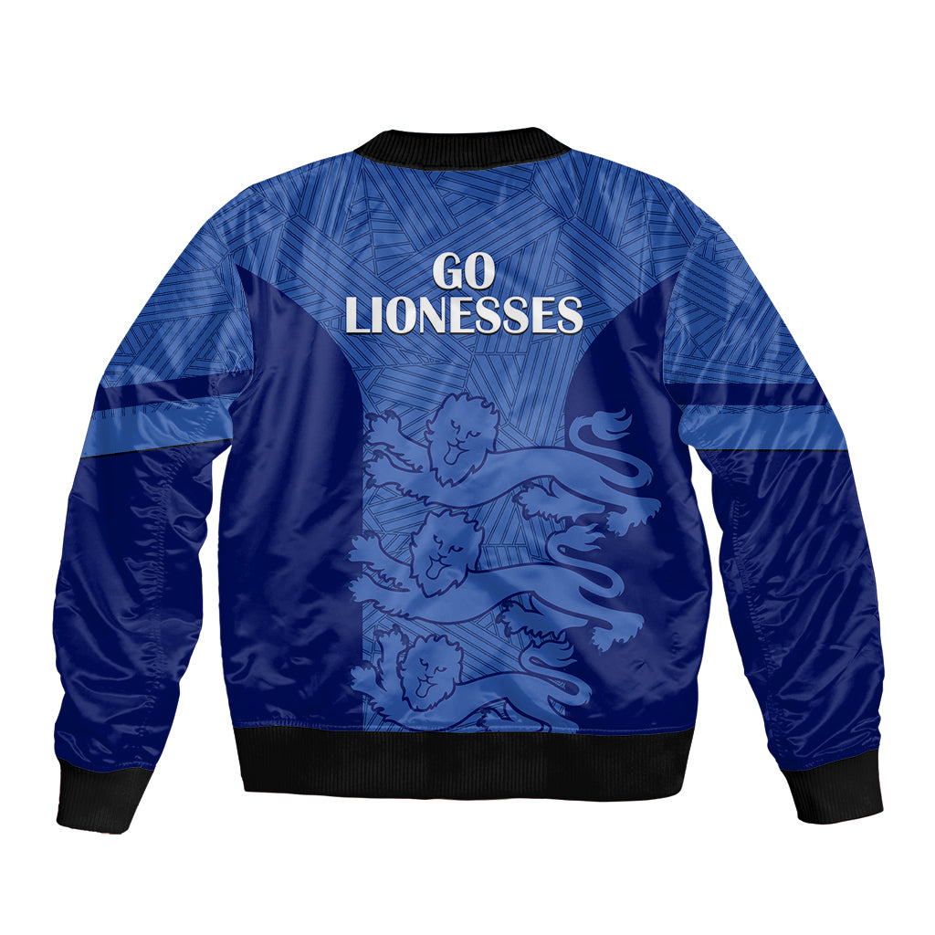 England Football Sleeve Zip Bomber Jacket Go Lionesses 2023 World Cup - Wonder Print Shop