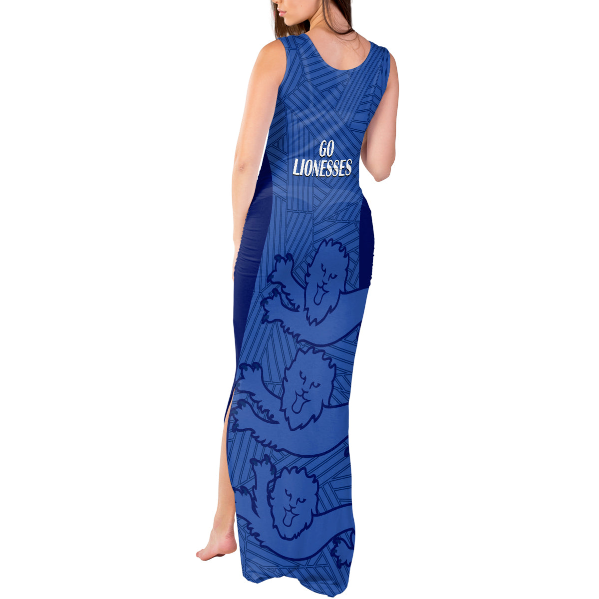 England Football Tank Maxi Dress Go Lionesses 2023 World Cup - Wonder Print Shop