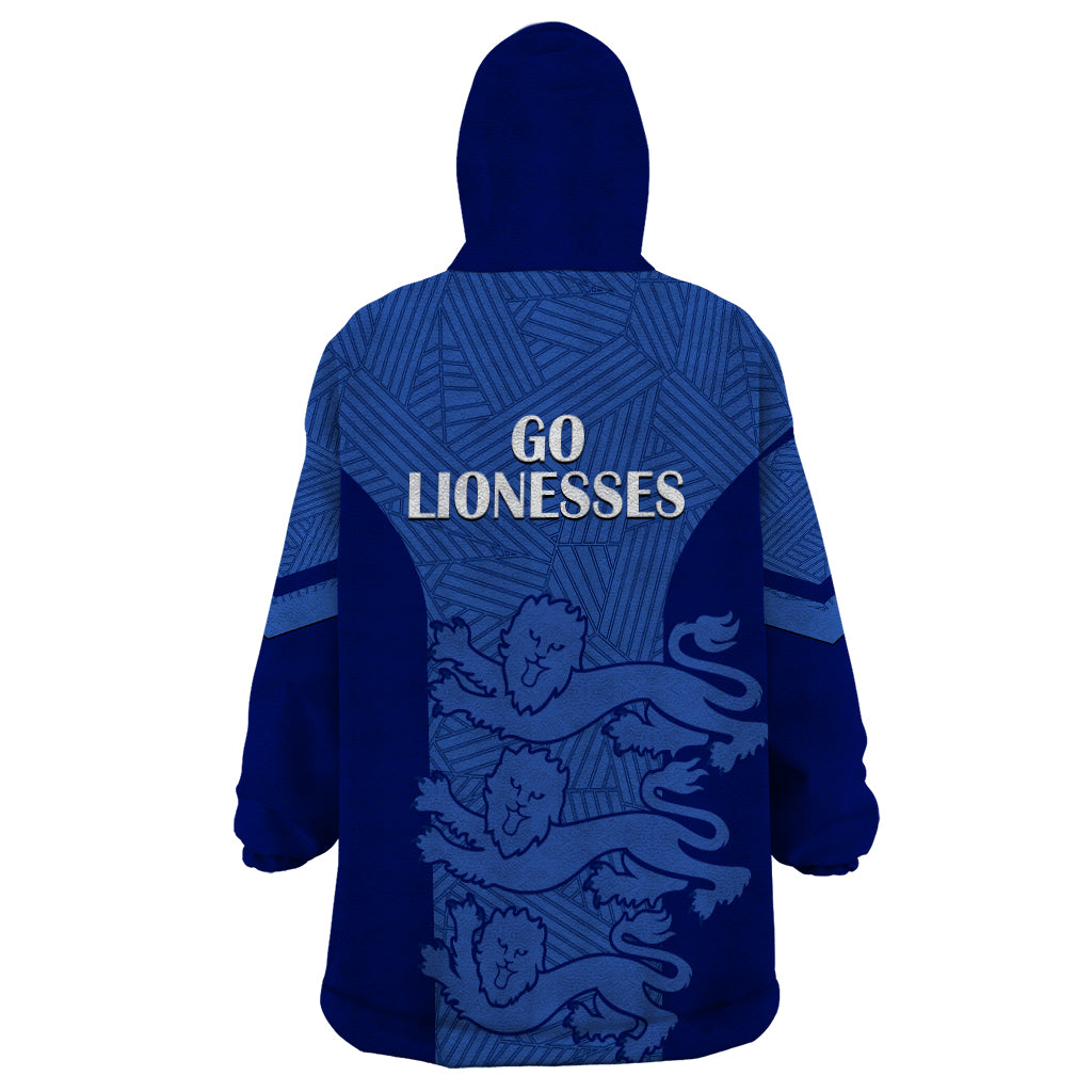 England Football Wearable Blanket Hoodie Go Lionesses 2023 World Cup - Wonder Print Shop