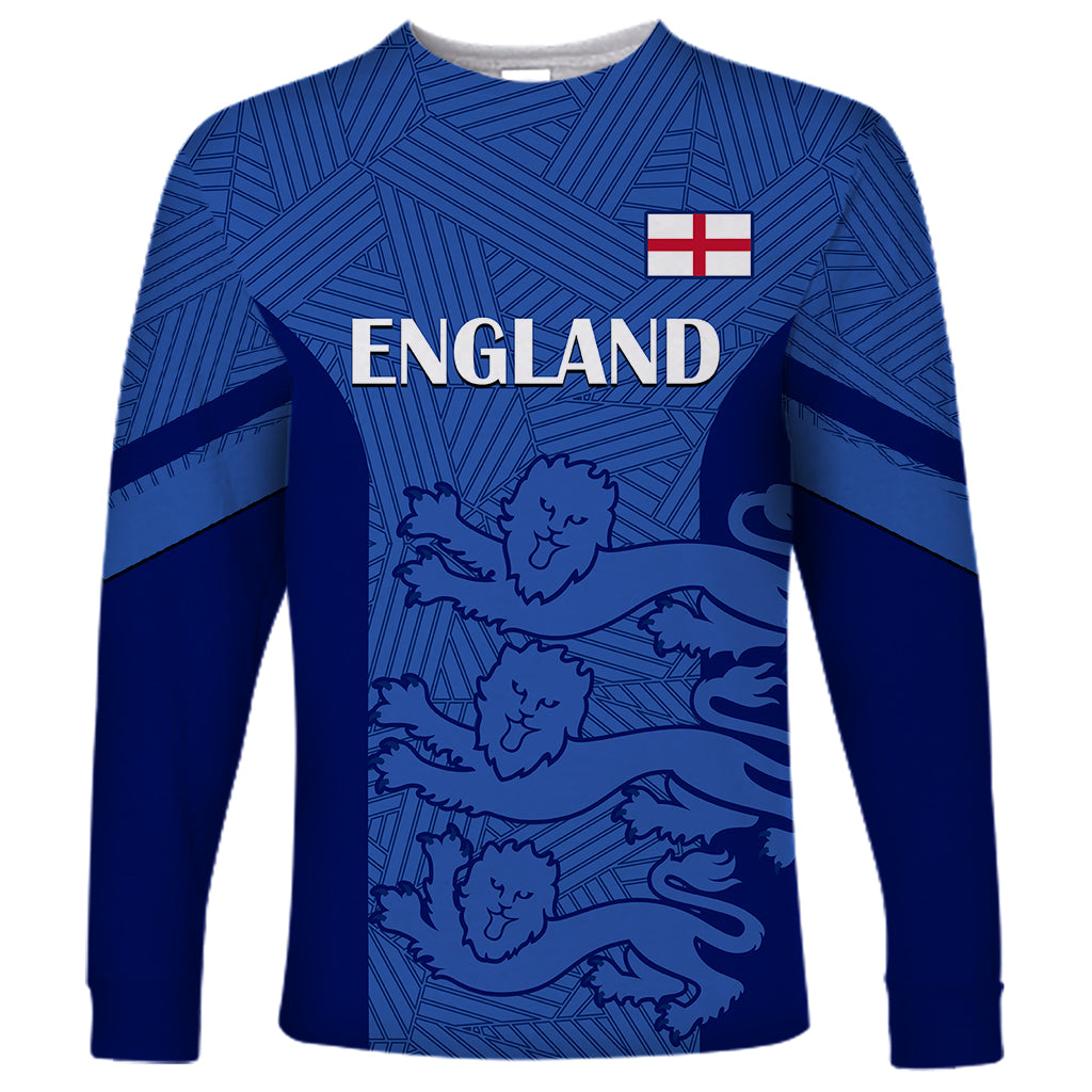 Custom England Football Long Sleeve Shirt Go Lionesses 2023 World Cup - Wonder Print Shop