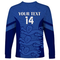 Custom England Football Long Sleeve Shirt Go Lionesses 2023 World Cup - Wonder Print Shop