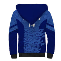 Custom England Football Sherpa Hoodie Go Lionesses 2023 World Cup - Wonder Print Shop