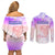 Japan Football Couples Matching Off Shoulder Short Dress and Long Sleeve Button Shirts Go Nadeshiko 2023 World Cup - Wonder Print Shop