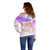 Japan Football Off Shoulder Sweater Go Nadeshiko 2023 World Cup - Wonder Print Shop
