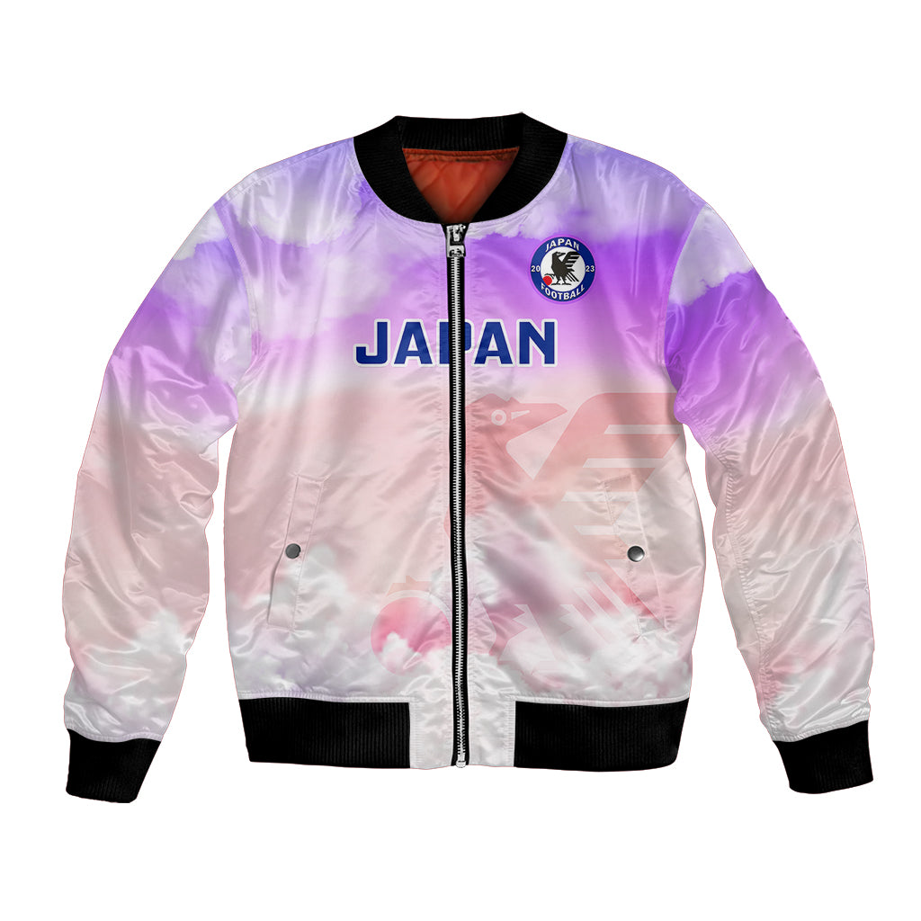 Custom Japan Football Bomber Jacket Go Nadeshiko 2023 World Cup - Wonder Print Shop