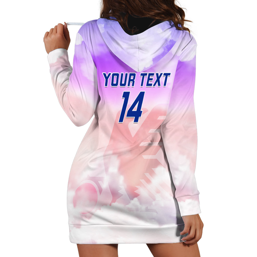 Custom Japan Football Hoodie Dress Go Nadeshiko 2023 World Cup - Wonder Print Shop
