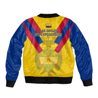 Colombia Football Bomber Jacket Las Chicas Superpoderosas 2023 World Cup - Wonder Print Shop