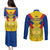 Colombia Football Couples Matching Puletasi Dress and Long Sleeve Button Shirts Las Chicas Superpoderosas 2023 World Cup - Wonder Print Shop