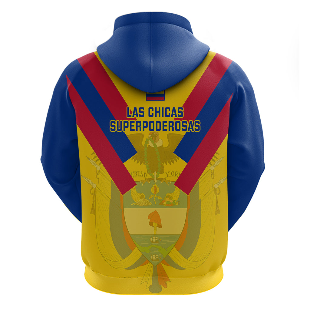Colombia Football Hoodie Las Chicas Superpoderosas 2023 World Cup - Wonder Print Shop