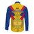Colombia Football Long Sleeve Button Shirt Las Chicas Superpoderosas 2023 World Cup - Wonder Print Shop