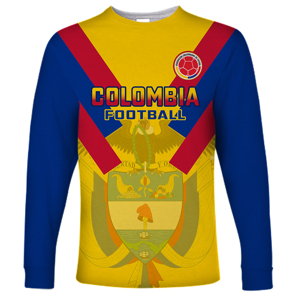 Colombia Football Long Sleeve Shirt Las Chicas Superpoderosas 2023 World Cup - Wonder Print Shop