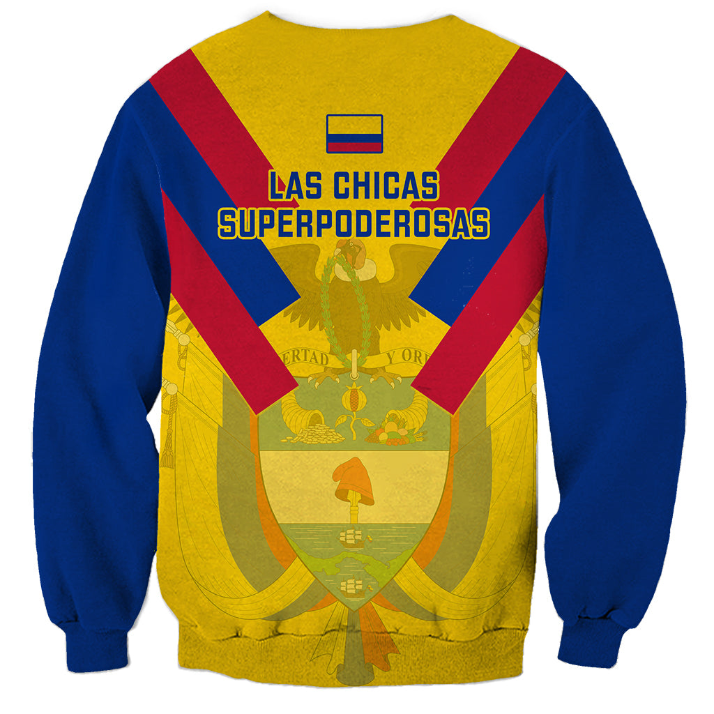 Colombia Football Sweatshirt Las Chicas Superpoderosas 2023 World Cup - Wonder Print Shop