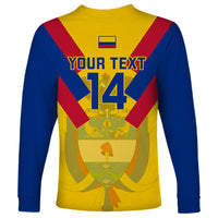 Custom Colombia Football Long Sleeve Shirt Las Chicas Superpoderosas 2023 World Cup - Wonder Print Shop