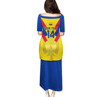 Custom Colombia Football Puletasi Las Chicas Superpoderosas 2023 World Cup - Wonder Print Shop