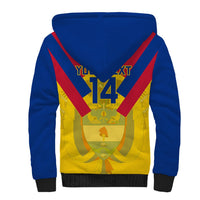 Custom Colombia Football Sherpa Hoodie Las Chicas Superpoderosas 2023 World Cup - Wonder Print Shop