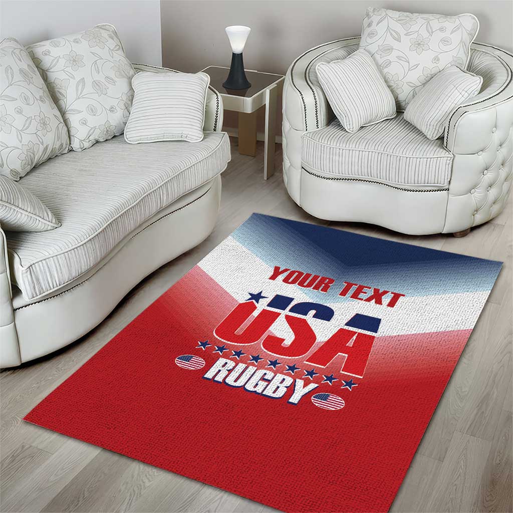Custom USA Rugby Area Rug 2024 Simple Style - Wonder Print Shop