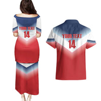 Custom USA Rugby Couples Matching Puletasi and Hawaiian Shirt 2024 Simple Style - Wonder Print Shop