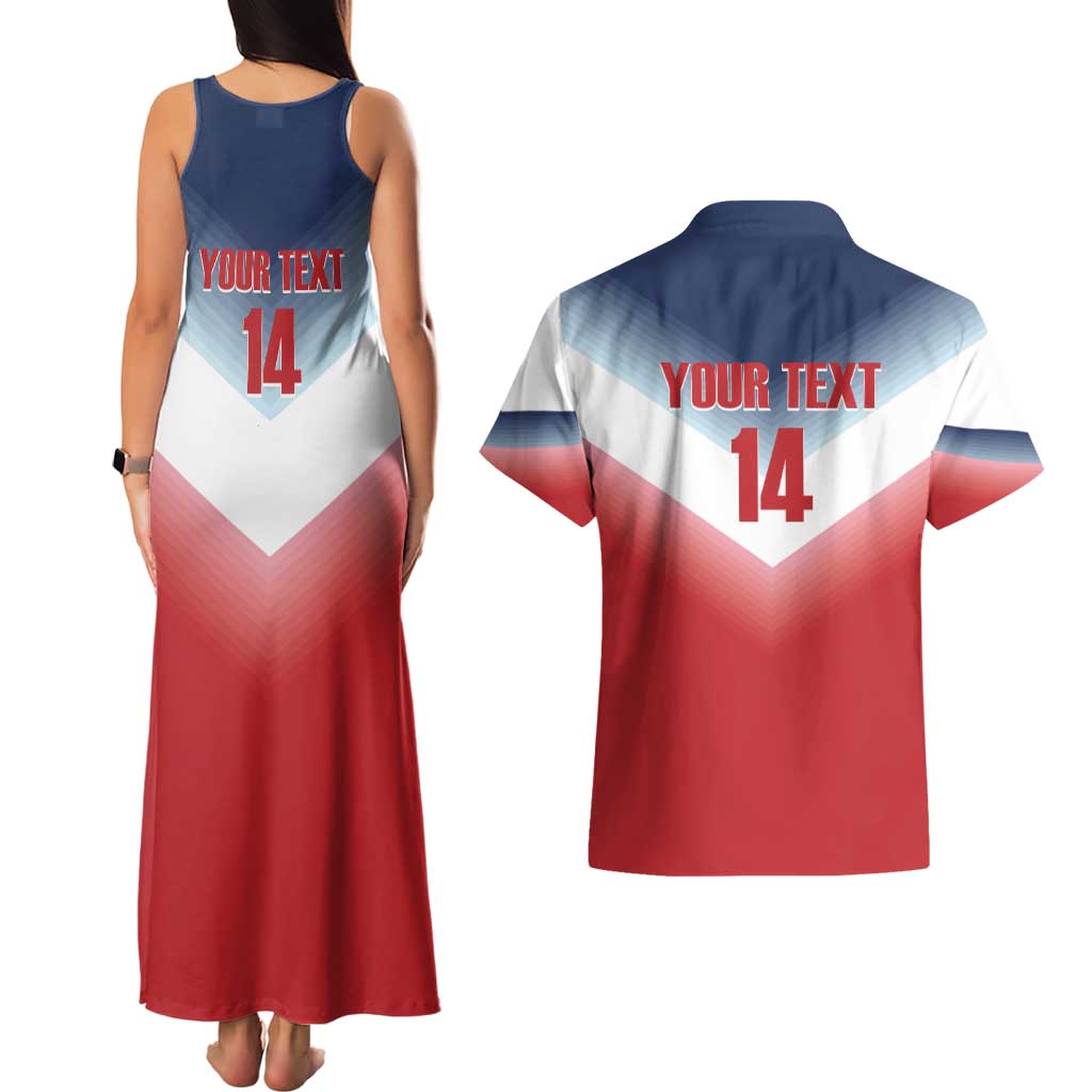 Custom USA Rugby Couples Matching Tank Maxi Dress and Hawaiian Shirt 2024 Simple Style - Wonder Print Shop