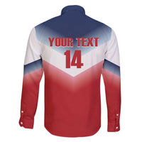 Custom USA Rugby Family Matching Off Shoulder Short Dress and Hawaiian Shirt 2024 Simple Style - Wonder Print Shop