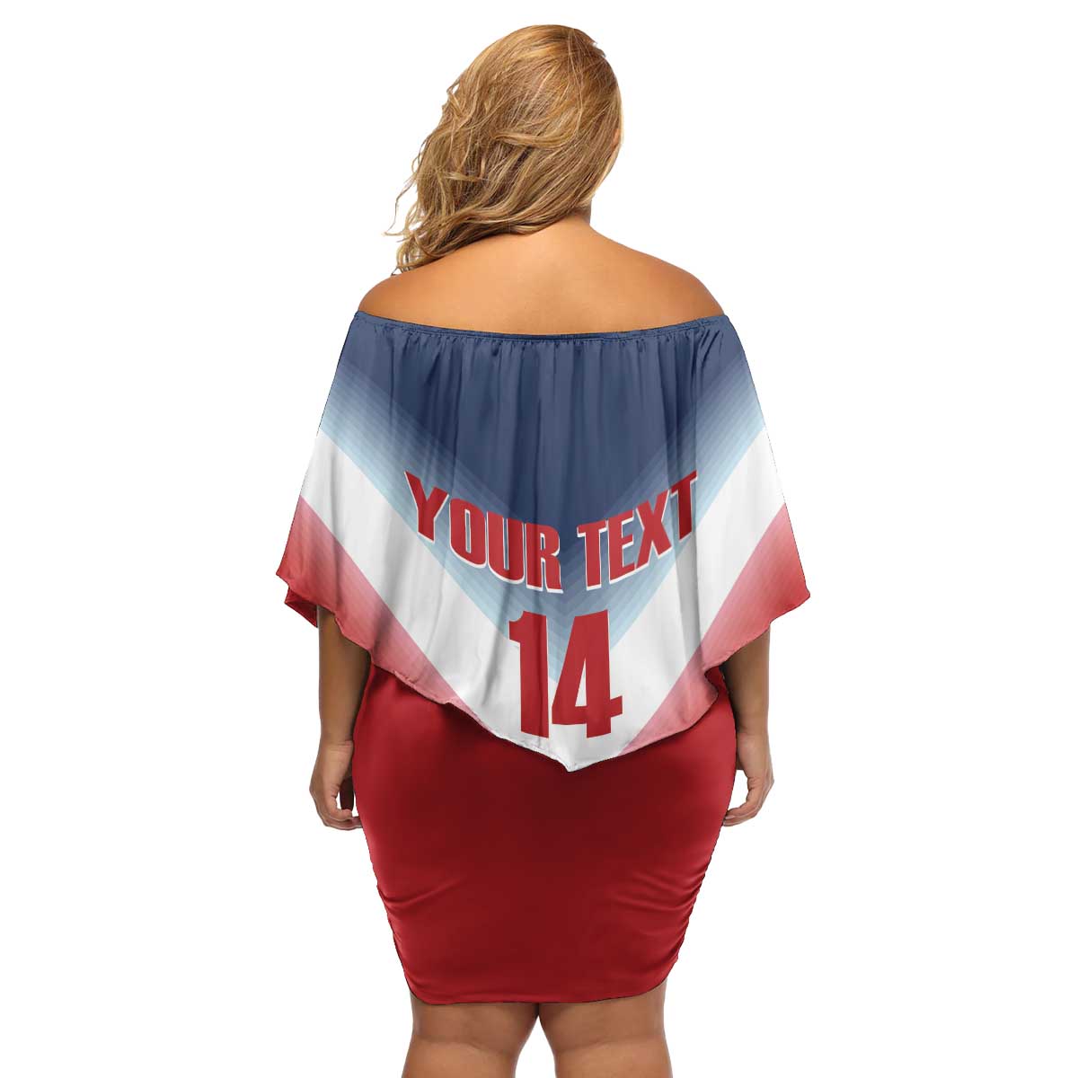 Custom USA Rugby Family Matching Off Shoulder Short Dress and Hawaiian Shirt 2024 Simple Style - Wonder Print Shop