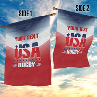 Custom USA Rugby Garden Flag 2024 Simple Style - Wonder Print Shop