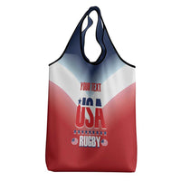 Custom USA Rugby Grocery Bag Simple Style