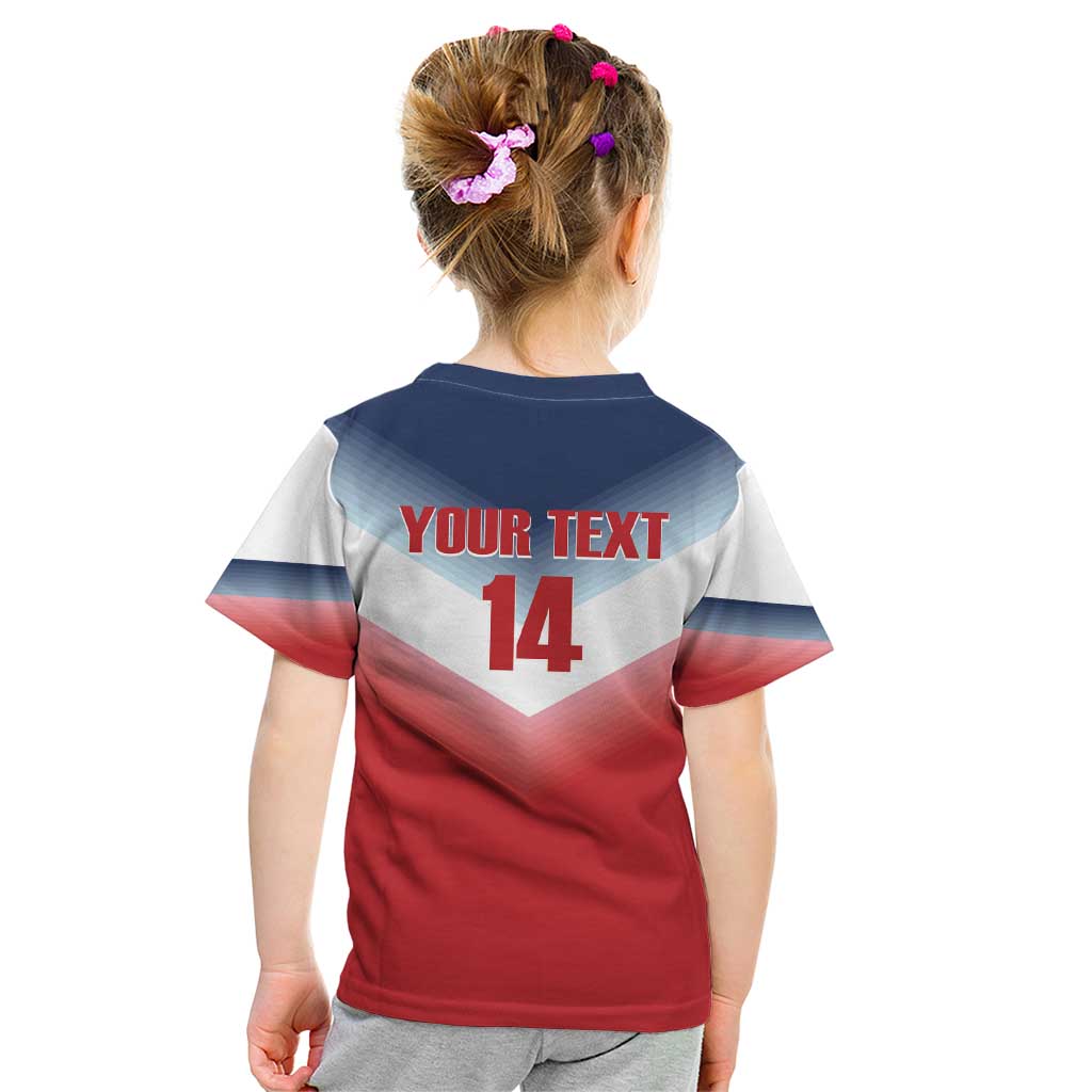 Custom USA Rugby Kid T Shirt 2024 Simple Style - Wonder Print Shop