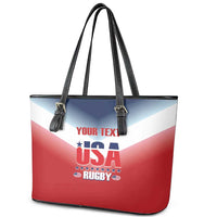 Custom USA Rugby Leather Tote Bag 2024 Simple Style - Wonder Print Shop