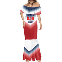 Custom USA Rugby Mermaid Dress 2024 Simple Style - Wonder Print Shop