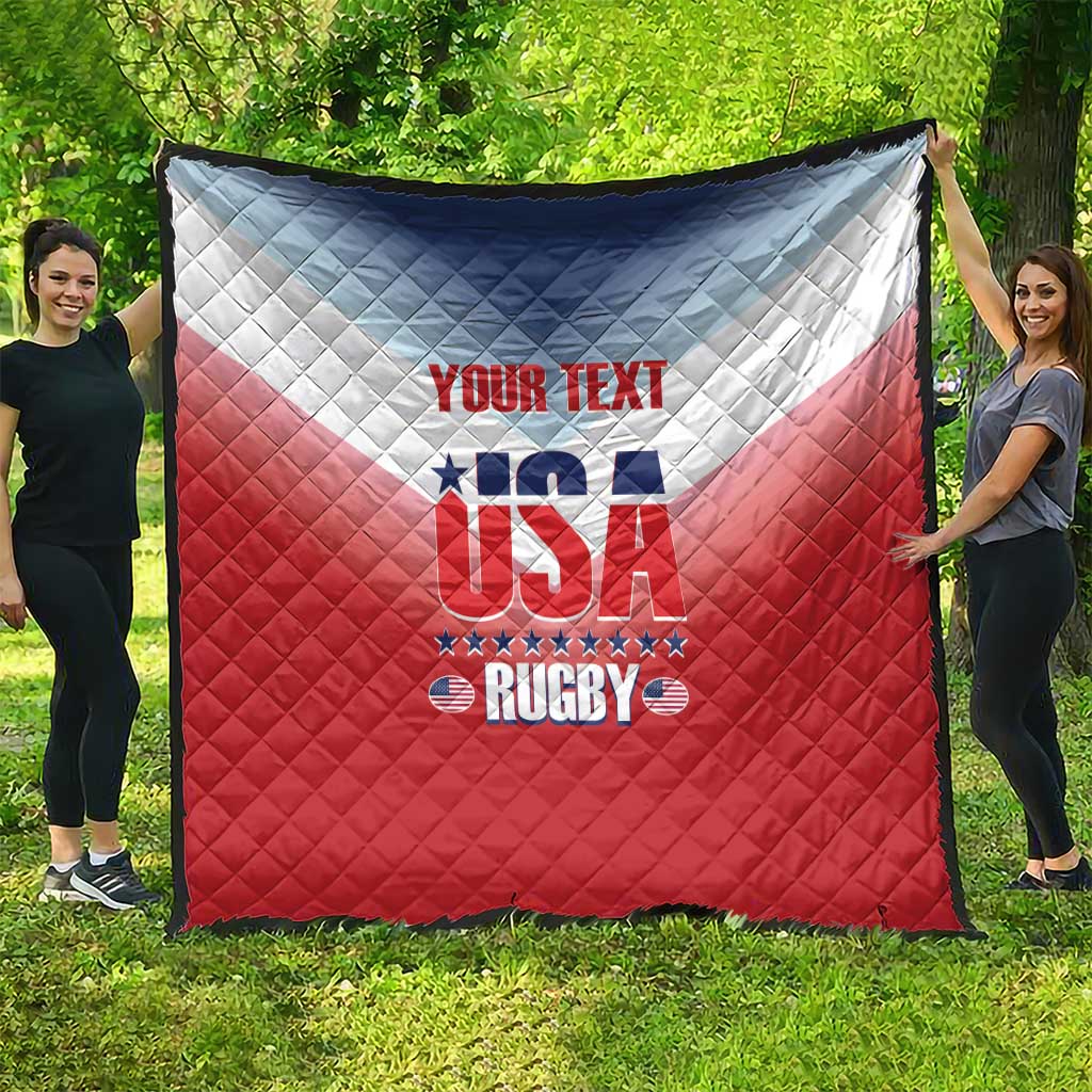 Custom USA Rugby Quilt 2024 Simple Style - Wonder Print Shop