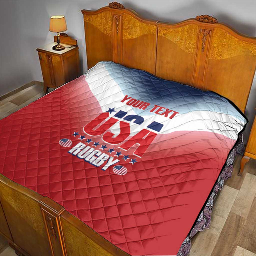 Custom USA Rugby Quilt 2024 Simple Style - Wonder Print Shop