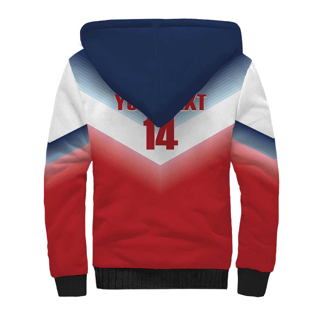 Custom USA Rugby Sherpa Hoodie 2024 Simple Style - Wonder Print Shop