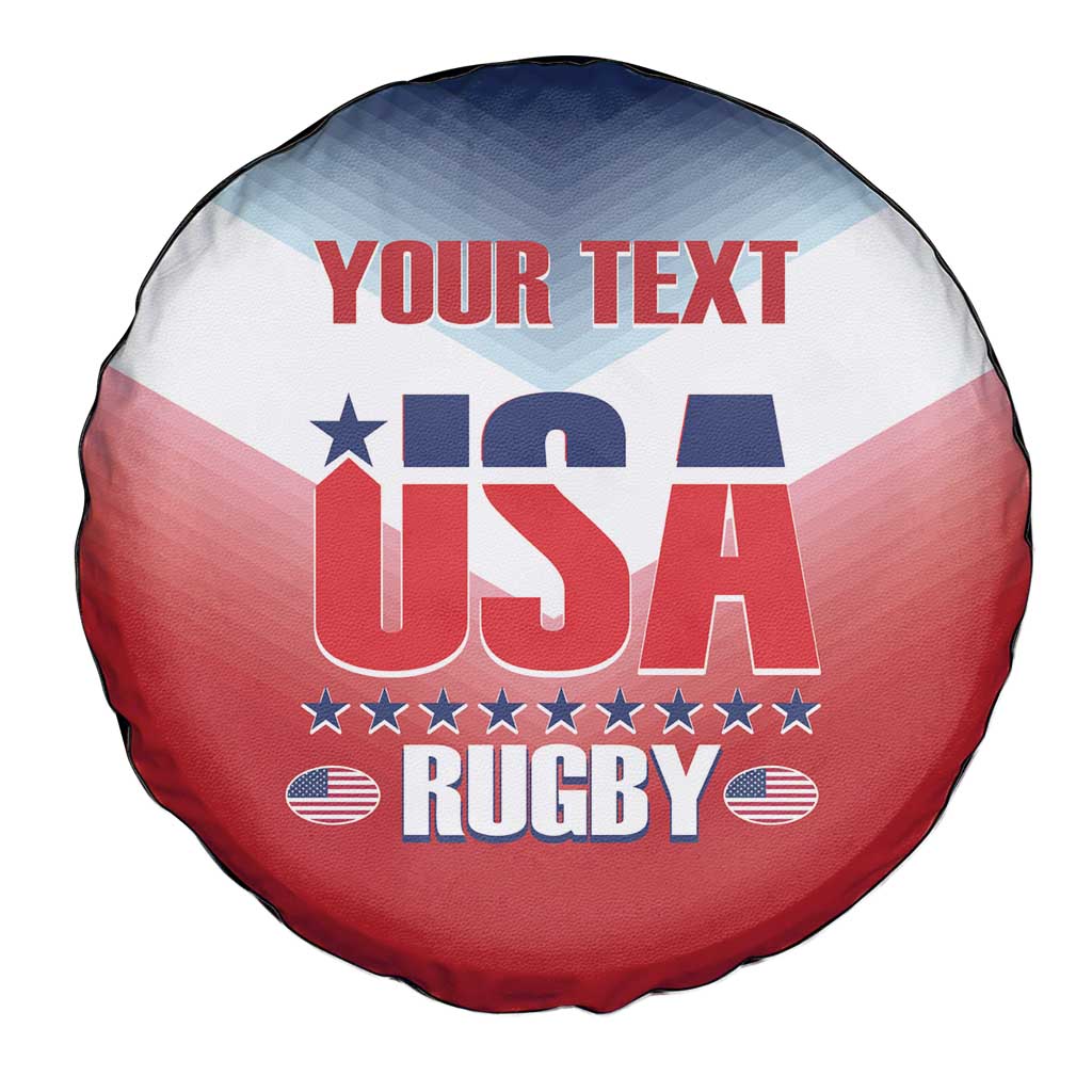 Custom USA Rugby Spare Tire Cover 2024 Simple Style - Wonder Print Shop