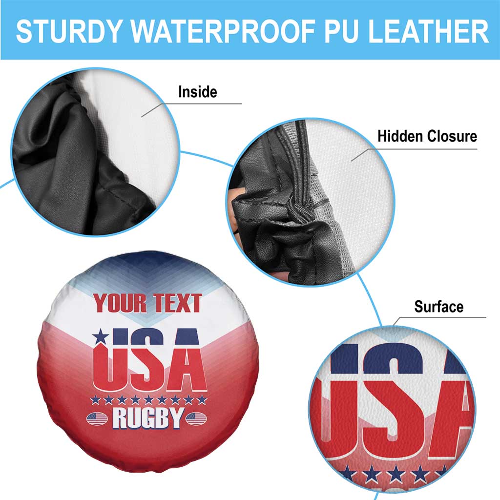 Custom USA Rugby Spare Tire Cover 2024 Simple Style - Wonder Print Shop