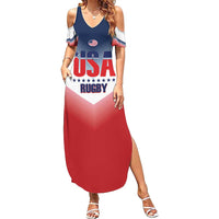 Custom USA Rugby Summer Maxi Dress 2024 Simple Style - Wonder Print Shop