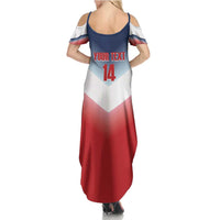 Custom USA Rugby Summer Maxi Dress 2024 Simple Style - Wonder Print Shop
