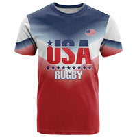 Custom USA Rugby T Shirt 2024 Simple Style - Wonder Print Shop