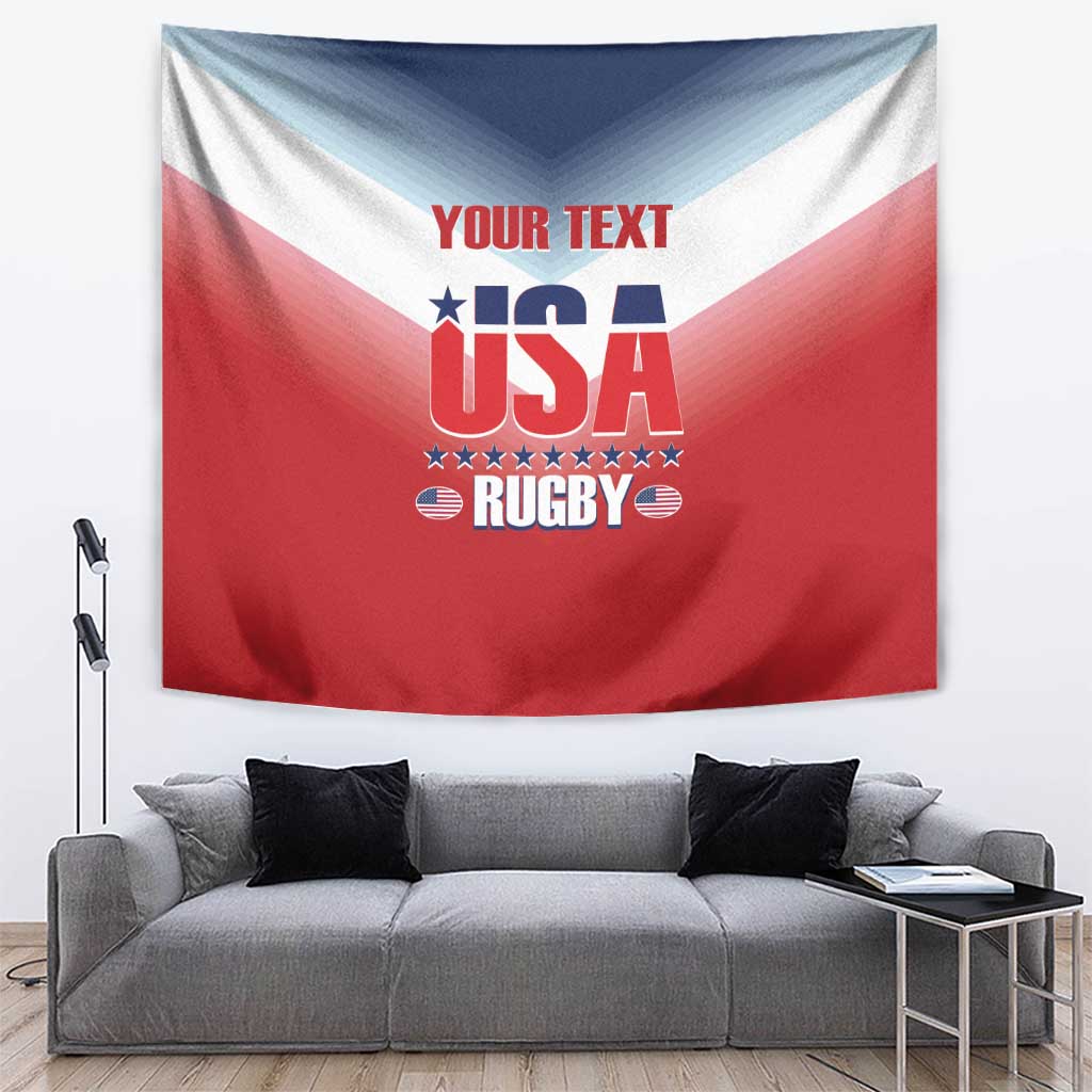 Custom USA Rugby Tapestry 2024 Simple Style - Wonder Print Shop