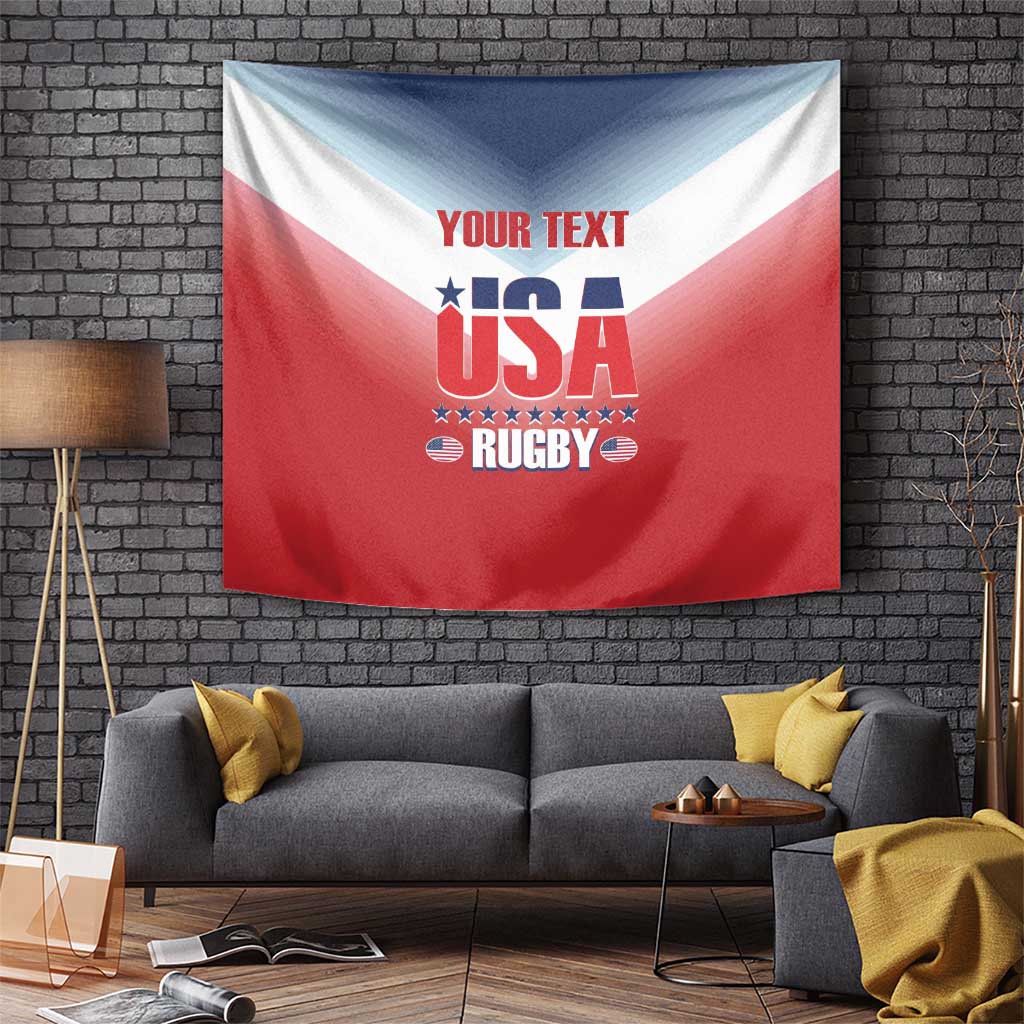 Custom USA Rugby Tapestry 2024 Simple Style - Wonder Print Shop