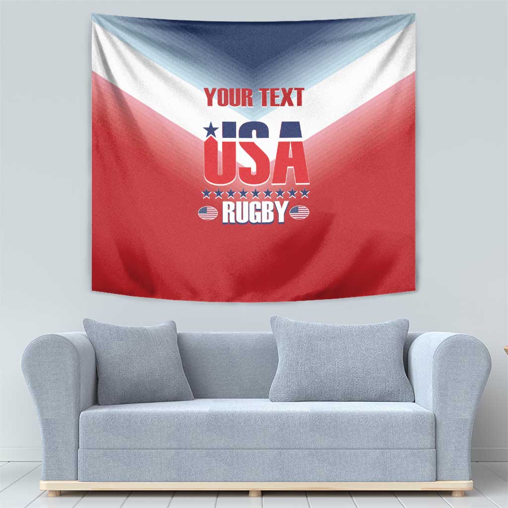 Custom USA Rugby Tapestry 2024 Simple Style - Wonder Print Shop